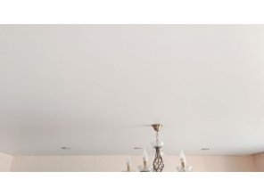 Монтаж потолка для зала 18 м2 с использованием пленки VIPCEILING серии MONLANGE M9001 (4.35)