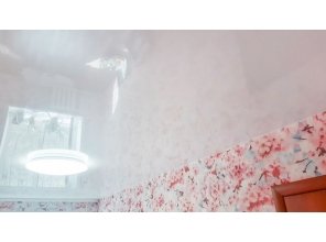 Монтаж потолка в детской 13 м2 с использованием пленки VIPCEILING серии MONLANGE L9001 (2.60)