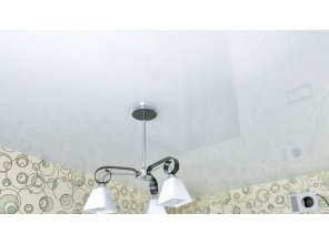 Монтаж потолка на кухне 12 м2 с использованием пленки VIPCEILING серии MONLANGE L9001 (3.25)