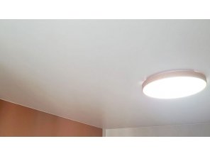 Монтаж потолка в спальне 15 м2 с использованием пленки VIPCEILING серии MONLANGE S9020 (3.80)