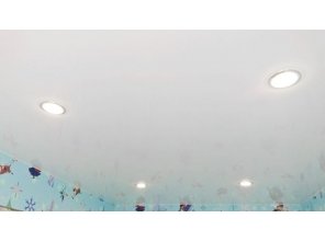 Монтаж потолка в детской 8 м2 с использованием пленки VIPCEILING серии MONLANGE L9001 (2.60)