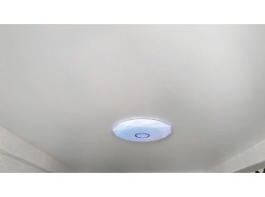 Монтаж потолка в гостиной 18 м2 с использованием пленки VIPCEILING серии MONLANGE M9001 (3.25)