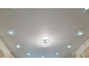 Монтаж потолка для зала 17 м2 с использованием пленки VIPCEILING серии MONLANGE S9020 (3.50)