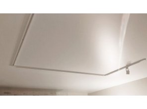 Монтаж потолка для зала 20 м2 с использованием пленки VIPCEILING серии MONLANGE S9020 (4.00)