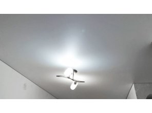 Монтаж потолка в коридоре 16 м2 с использованием пленки VIPCEILING серии MONLANGE M9001 (3.25)