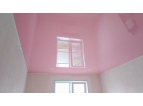 Монтаж потолка в детской 14 м2 с использованием пленки VIPCEILING серии MONLANGE L9009 (3.50)