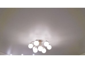 Монтаж потолка для зала 17 м2 с использованием пленки VIPCEILING серии MONLANGE S9020 (3.80)