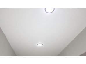 Монтаж потолка в прихожей 4 м2 с использованием пленки VIPCEILING серии MONLANGE M9001 (2.15)