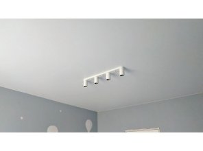 Монтаж потолка в детской 12 м2 с использованием пленки VIPCEILING серии MONLANGE M9001 (3.25)