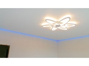 Монтаж потолка в детской 9 м2 с использованием пленки VIPCEILING серии MONLANGE S9020 (2.60)