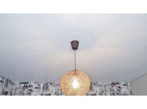 Монтаж потолка в детской 10 м2 с использованием пленки VIPCEILING серии MONLANGE M9001 (3.25)