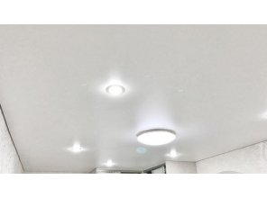 Монтаж потолка для зала 15 м2 с использованием пленки VIPCEILING серии MONLANGE S9020 (3.25)