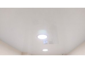 Монтаж потолка в коридоре 8 м2 с использованием пленки VIPCEILING серии MONLANGE L9001 (2.15)