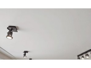 Монтаж потолка на кухне 15 м2 с использованием пленки VIPCEILING серии MONLANGE S9020 (4.35)