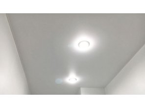 Монтаж потолка в коридоре 3 м2 с использованием пленки VIPCEILING серии MONLANGE M9001 (2.15)