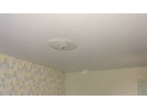 Монтаж потолка в детской 14 м2 с использованием пленки VIPCEILING серии MONLANGE S9020 (3.25)