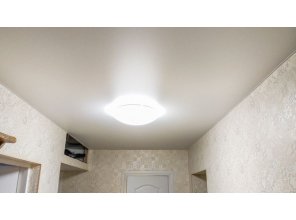 Монтаж потолка в коридоре 6 м2 с использованием пленки VIPCEILING серии MONLANGE M9001 (2.15)