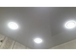 Монтаж потолка в ванной 2 м2 с использованием пленки VIPCEILING серии MONLANGE L9001 (1.40)