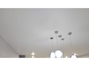 Монтаж потолка для зала 29 м2 с использованием пленки VIPCEILING серии MONLANGE M9001 (4.35)