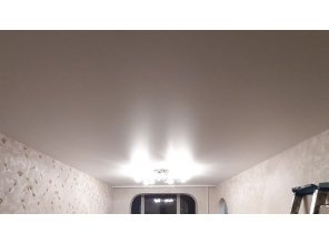 Монтаж потолка для зала 17 м2 с использованием пленки VIPCEILING серии MONLANGE M9001 (3.50)