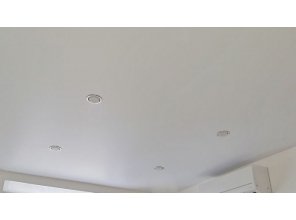 Монтаж потолка в спальне 11 м2 с использованием пленки VIPCEILING серии MONLANGE S9020 (3.50)