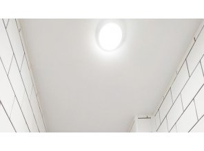 Монтаж потолка в ванной 1 м2 с использованием пленки VIPCEILING серии MONLANGE M9001 (2.15)