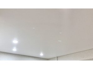 Монтаж потолка на кухне 16 м2 с использованием пленки VIPCEILING серии MONLANGE M9001 (3.50)