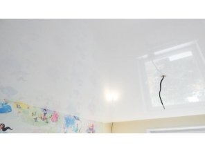 Монтаж потолка в детской 12 м2 с использованием пленки VIPCEILING серии MONLANGE L9001 (3.25)