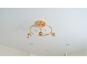 Монтаж потолка на кухне 6 м2 с использованием пленки VIPCEILING серии MONLANGE S9020 (2.60)