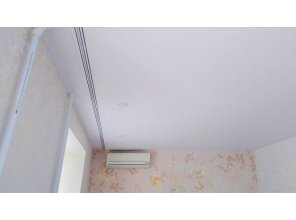 Монтаж потолка в детской 17 м2 с использованием пленки VIPCEILING серии MONLANGE M9001 (3.25)