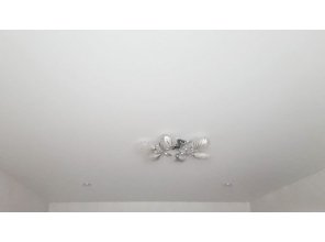 Монтаж потолка для зала 19 м2 с использованием пленки VIPCEILING серии MONLANGE M9001 (3.50)