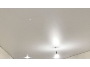 Монтаж потолка для зала 17 м2 с использованием пленки VIPCEILING серии MONLANGE M9001 (3.25)