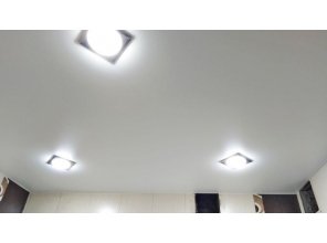Монтаж потолка в ванной 3 м2 с использованием пленки VIPCEILING серии MONLANGE M9001 (2.15)