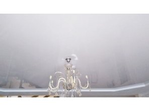 Монтаж потолка для зала 16 м2 с использованием пленки VIPCEILING серии MONLANGE L9001 (3.80)