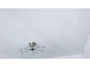 Монтаж потолка в спальне 14 м2 с использованием пленки VIPCEILING серии MONLANGE M9001 (3.25)