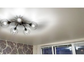 Монтаж потолка в спальне 15 м2 с использованием пленки VIPCEILING серии MONLANGE S9020 (3.25)