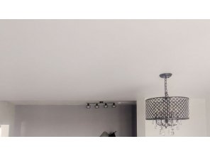 Монтаж потолка для зала 18 м2 с использованием пленки VIPCEILING серии MONLANGE M9001 (4.35)