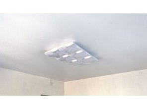 Монтаж потолка в спальне 14 м2 с использованием пленки VIPCEILING серии MONLANGE M9001 (3.50)