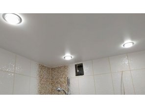 Монтаж потолка в ванной 3 м2 с использованием пленки VIPCEILING серии MONLANGE M9001 (2.15)