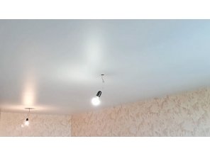 Монтаж потолка для зала 20 м2 с использованием пленки VIPCEILING серии MONLANGE S9020 (3.25)