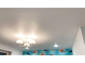 Монтаж потолка в детской 12 м2 с использованием пленки VIPCEILING серии MONLANGE M9001 (3.25)