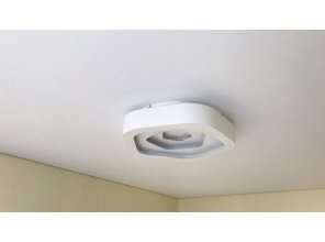 Монтаж потолка в спальне 9 м2 с использованием пленки VIPCEILING серии MONLANGE M9001 (2.60)