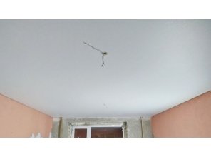 Монтаж потолка для зала 18 м2 с использованием пленки VIPCEILING серии MONLANGE M9001 (3.25)