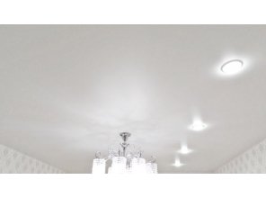 Монтаж потолка для зала 19 м2 с использованием пленки VIPCEILING серии MONLANGE S9020 (3.50)