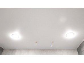 Монтаж потолка в ванной 3 м2 с использованием пленки VIPCEILING серии MONLANGE M9001 (2.15)
