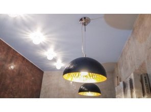 Монтаж потолка в ванной 5 м2 с использованием пленки VIPCEILING серии MONLANGE M9001 (2.15)