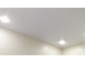 Монтаж потолка в ванной 5 м2 с использованием пленки VIPCEILING серии MONLANGE M9001 (2.15)