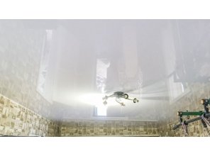Монтаж потолка в прихожей 14 м2 с использованием пленки VIPCEILING серии MONLANGE L7001 (3.50)