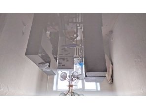 Монтаж потолка для зала 18 м2 с использованием пленки VIPCEILING серии MONLANGE L9001 (4.00)