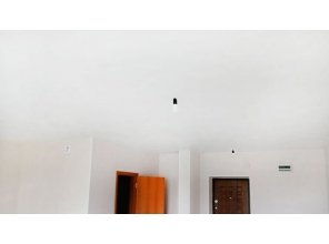 Монтаж потолка в квартире 38 м2 с использованием пленки VIPCEILING серии MONLANGE M9001 (5.40)